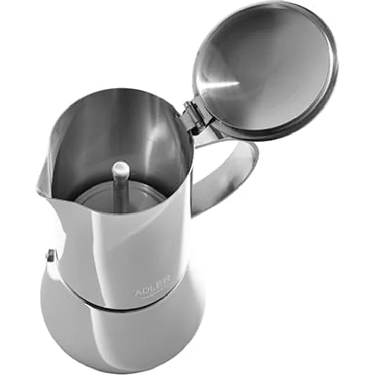 Adler Espressokocher AD 4417, 620ml, Spülmaschinenfest, Edelstahl, silber – Bild 4