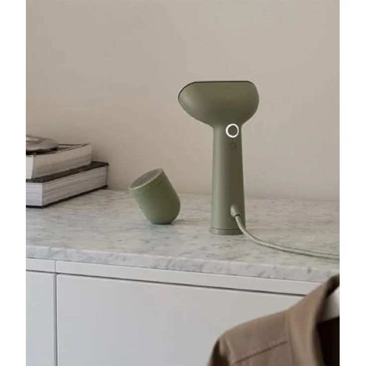 Steamery Cirrus 3, Dampfbügeleisen mit beheizter Bügelplatte, Mint, 1000 W, 90 ml Wassertank, inklusive tragbarer Wärmeschutzhülle – Bild 3