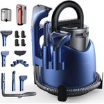 Deerma DEM-BY200 2-in-1 Dampfreiniger und Staubsauger, 900W Leistung, 5 Spezialbürsten - Für Tiefenreinigung von Hartböden und Textilien