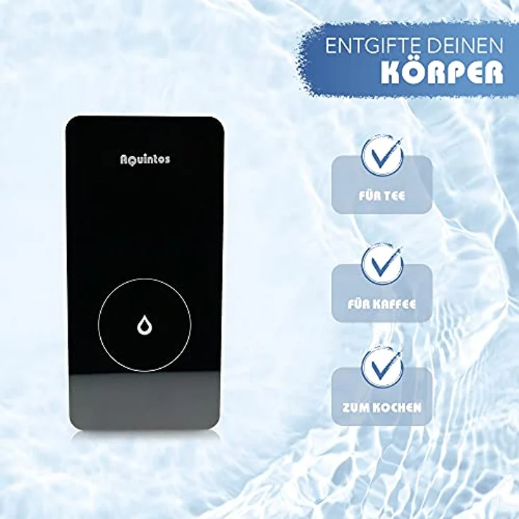 Aquintos Wasseraufbereitung Wasserbar Umkehrosmoseanlage zur Trinkwasseraufbereitung, kompaktes Design, 5-stufiges Filtersystem – Bild 3