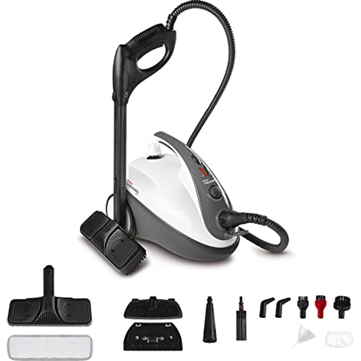 POLTI PTEU0267 Vaporetto Smart 30 S, maximal Druck 3 bar, Dampfausstoss bis zu 85 g-min, Anzeigesignal: Druck bereit, schwarz - weiss, tötet und beseitigt 99,99% der Viren, Keime und Bakterien – Bild 2