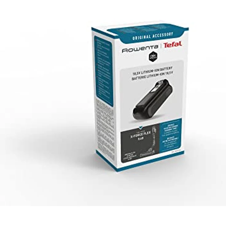 Rowenta ZR009704 X-Force Flex 9.60 Lithium-Ionen-Akku | 18,5 Volt | 45 Minuten längere Saugerfahrung | kompatibel mit X-Force Flex 9.60 (RH20xx) | Schwarz – Bild 2
