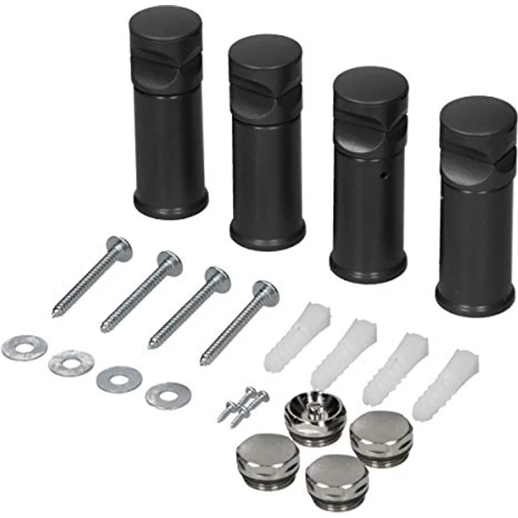 LuxeBath Badheizkörper 600x1500 mm Anthrazit, gerade mit Mittelanschluss und hoher Wärmeleistung – Bild 5