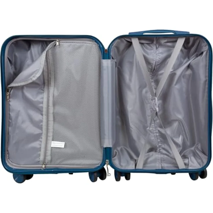 Trendyshop365 Trolley Koffer Ravenna, Polycarbonat, 4 Rollen, Print-Design, 3 Größen, 4 Farben, Zahlenschloss – Bild 5