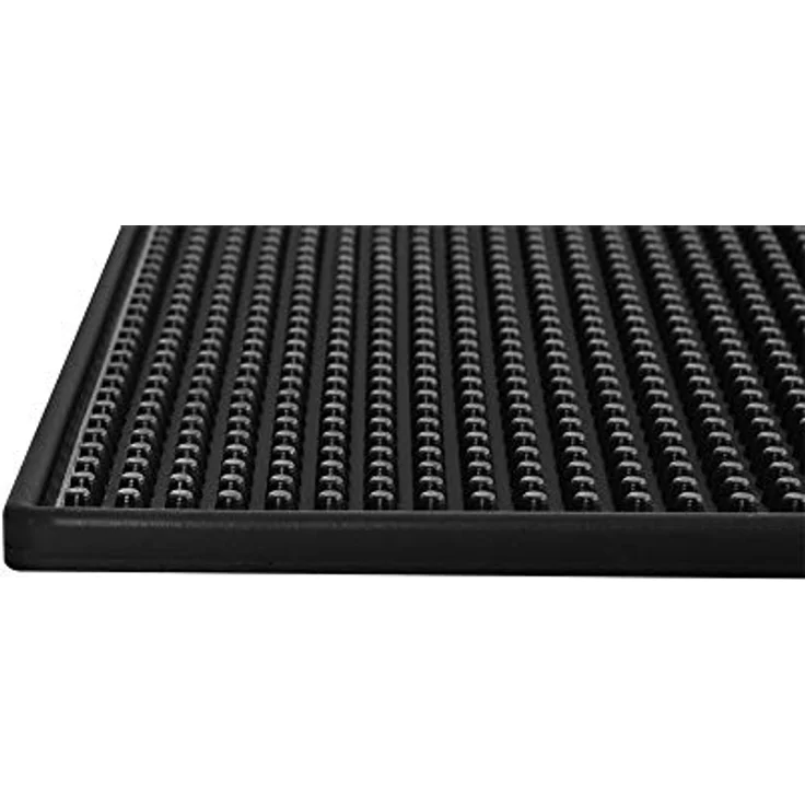 Abtropfmatte Geschirr Trocken-matte Geschirrtrocknungsmatten 45x30x1cm Schwarz 8637 – Bild 4