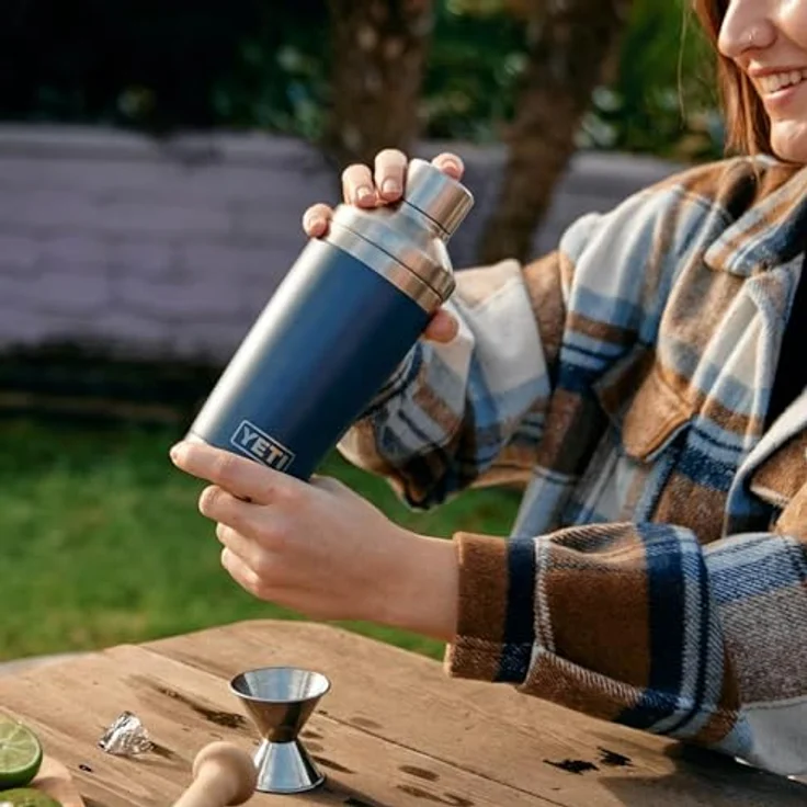 YETI Rambler Cocktail Shaker, Navy, auslaufbeständig und isoliert, 20 oz (591 ml) – Bild 5