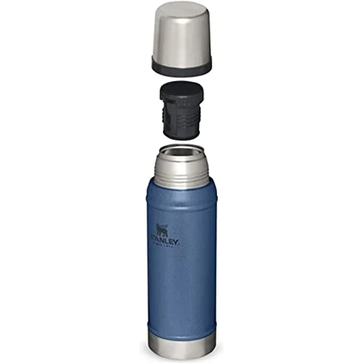Stanley Classic Legendary Thermosflasche 750ml Hammertone Lake - Edelstahl Thermoskanne - BPA–Frei - Thermos Hält 20 Stunden Heiß oder Kalt - Deckel Fungiert Auch als Trinkbecher - Spülmaschinenfest – Bild 4