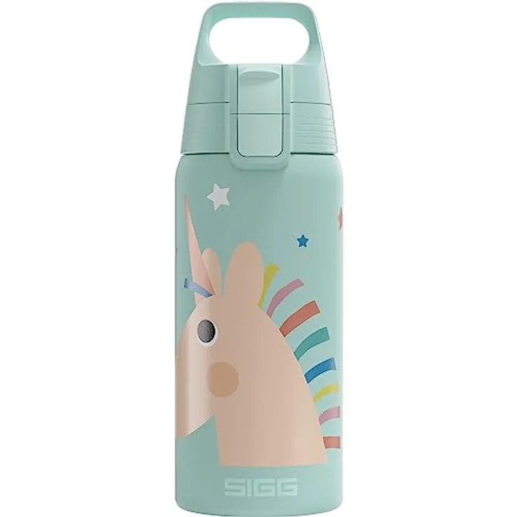 Sigg Trinkflasche, Edelstahl mehrfarbig, 0,5 L, für kohlensäurehaltige Getränke, hält 36 Stunden kalt, spülmaschinenfest