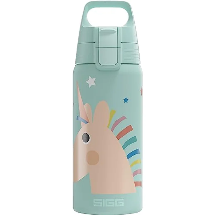 Sigg Trinkflasche, Edelstahl mehrfarbig, 0,5 L, für kohlensäurehaltige Getränke, hält 36 Stunden kalt, spülmaschinenfest – Bild 1