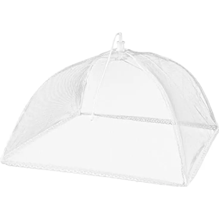 Schellenberg 50780 Fliegenhaube faltbar, Abdeckhauben für Lebensmittel und Obst, Fliegen- und Mückenschutz, weiß