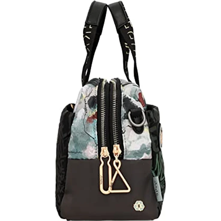 Anekke Canada Umhängetasche, Handtasche mit zwei Reißverschlussfächern und Mehrfarbigem Muster, 27 cm – Bild 4