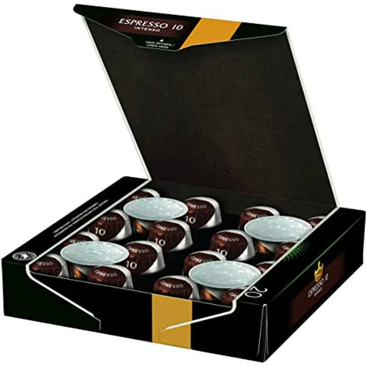 Jacobs Espresso 10 Intenso, Kaffeekapseln, Nespresso Kompatibel, Kaffee, 20 Kapseln, á 5.2 g – Bild 4