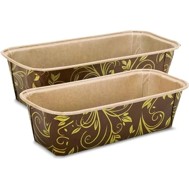 Städter Einweg Kastenformen Maxi braun, Pappe, mehrfarbig, 23 x 11 x 8 cm, 6-Einheiten – Bild 3