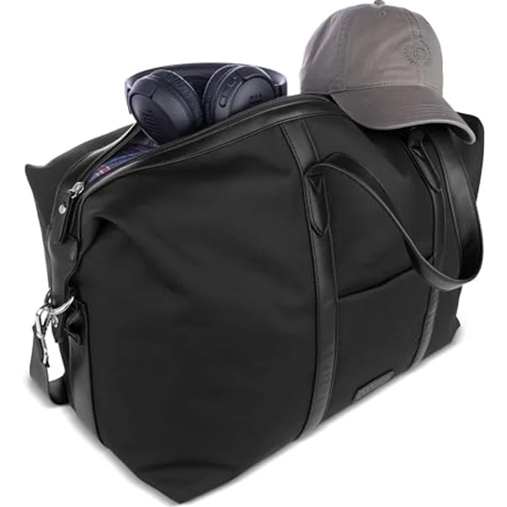 bugatti Maro Weekender Reisetasche, 48 cm, schwarz, 100% Polyurethan – Bild 4