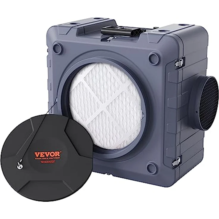 VEVOR Luftreiniger mit 3-stufiger stapelbarer Negativluftmaschine 550 CFM, effektive Luftfiltration und hoher Luftstrom – Bild 1
