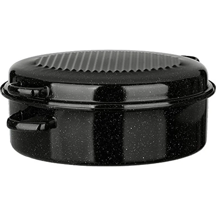 Kochstar Bräter, schwarz, 38 cm