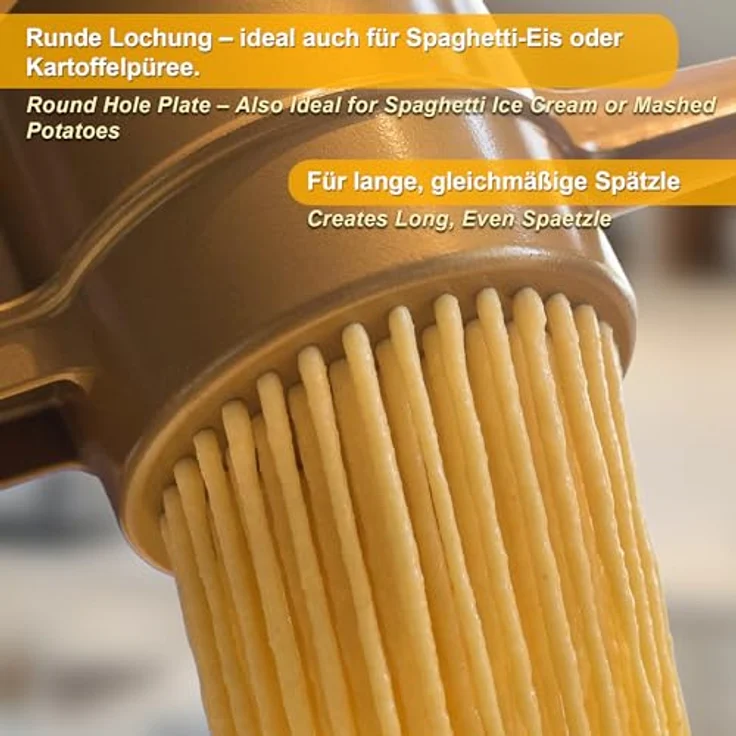 Goldspatz Spätzlepresse für runde Spätzle - Art.-Nr. 2190 – Bild 4