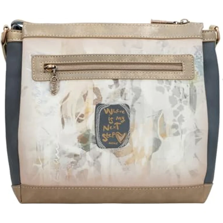 Anekke Umhängetasche Crossbody Bag, Multicolor (taupe/beige/blau), mit top Organisation in Inneren – Bild 2
