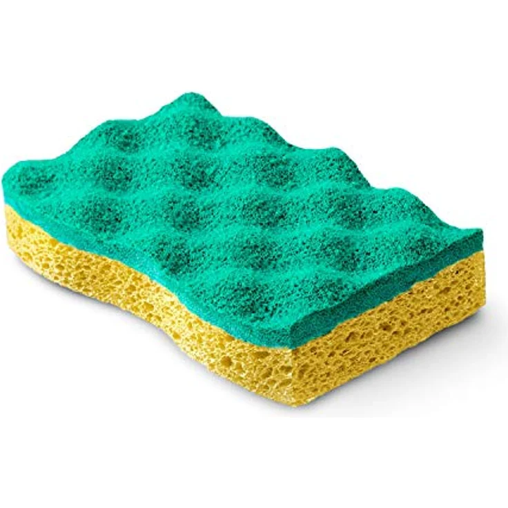 Vileda Glitzi Always Clean 2 Schleifschwämme, Gelb/Grün – Bild 2