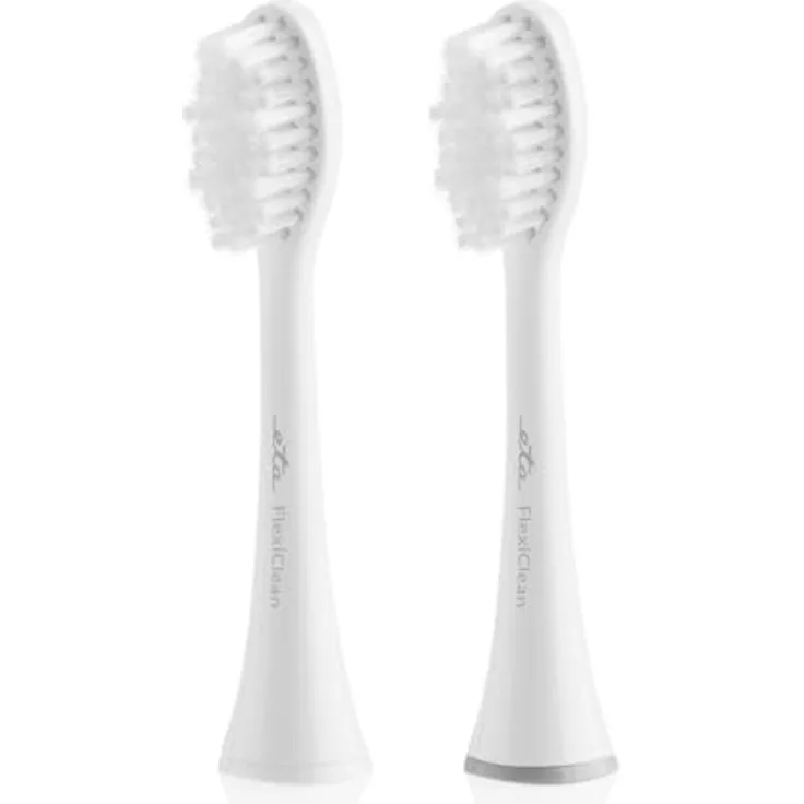 ETA Ersatzbürste FlexiClean I mittlere Härte, 2er Pack - ETA Schallzahnbürste Zubehör für Zahnzwischenraumpflege - kompatibel mit ETA x70790000I