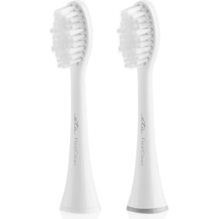 ETA Ersatzbürste FlexiClean I mittlere Härte, 2er Pack - ETA Schallzahnbürste Zubehör für Zahnzwischenraumpflege - kompatibel mit ETA x70790000I