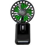 OK. OCHF 122 Handventilator, mehrfarbiger Clip-Handventilator mit 2 Watt Leistung