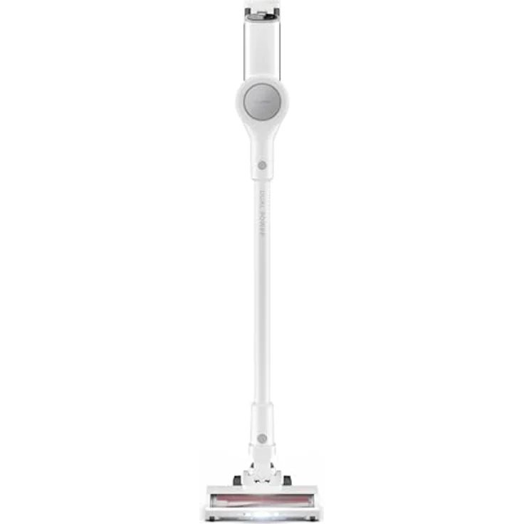 SHARP VC-SV10MMAEU-W Akku Staubsauger, kabellos, 2 austauschbare Akkus, 50 Minuten Betriebszeit, HEPA13-Filter, ideal für Tierhaare, Weiß – Bild 1