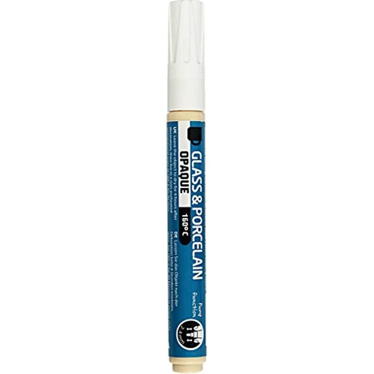 Creativ Company Glas- und Prozellanmarker, Weiß