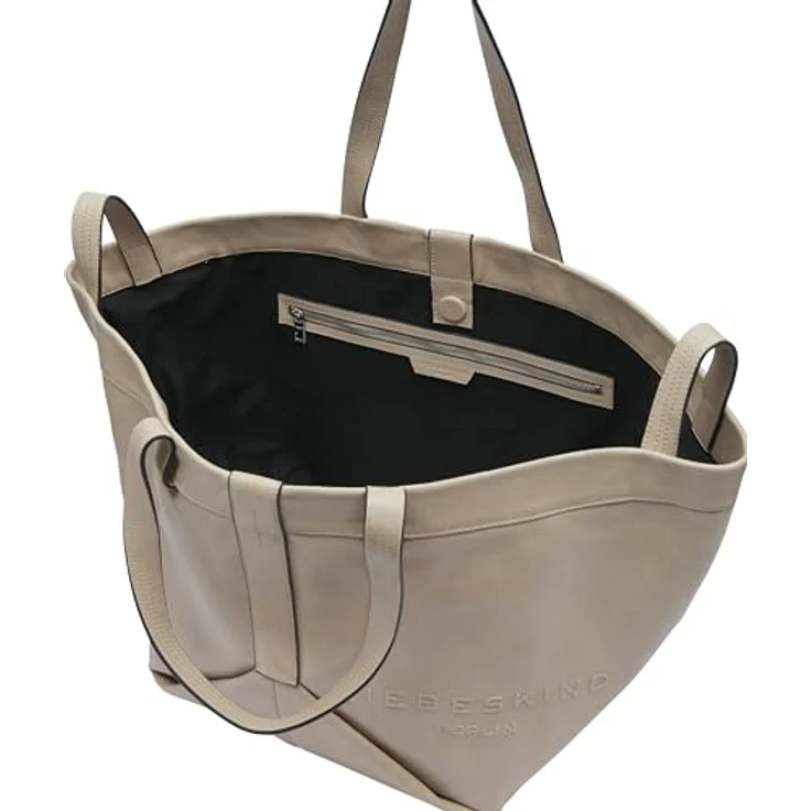 Liebeskind Berlin Shopper Elvira 2144218, edler Einkaufstasche aus Lammleder, Schwarz – Bild 3
