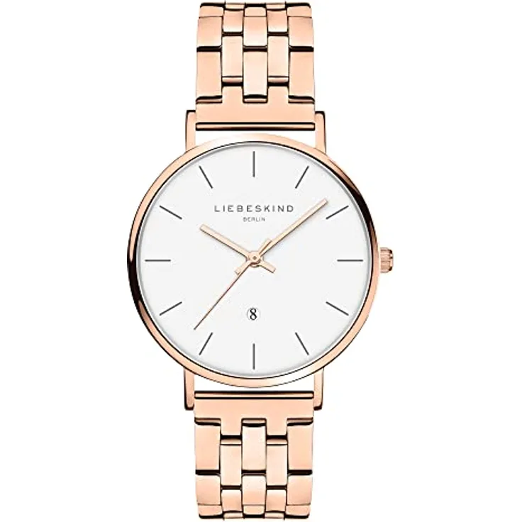 Liebeskind Damen Analog Quarz Uhr mit Edelstahl Armband LT-0213-MQ