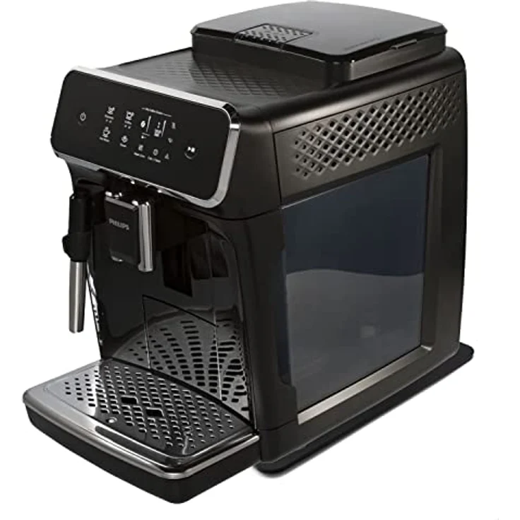 Acryl Gleitbrett | schwarz | 32x25cm für Philips Kaffeevollautomaten Serie 800 | 1200 | 2200 | 3000 | 3100 | 3200 | 4300 | 5000 | 5400 hochwertige Teflongleiter für müheloses Verschieben – Bild 1