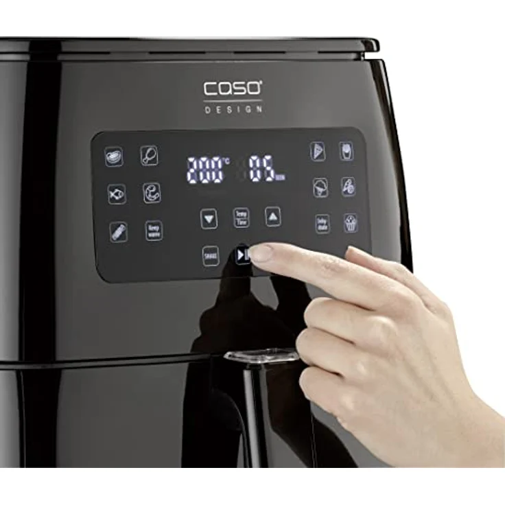 Caso AF 600 XL Heißluftfritteuse, ohne Öl, 1700W, Kunststoff, schwarz – Bild 3