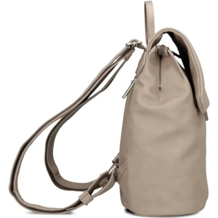 Zwei Mademoiselle.M City Rucksack, 29 cm, grau aus 100% Polyurethan – Bild 3