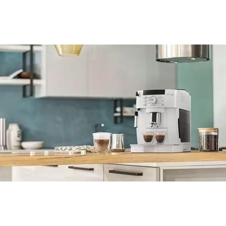 De'Longhi ECAM 22.110.W Kaffeevollautomat, Dampfdüse, integriertes Mahlwerk, 1,8 Liter Wassertank, weiß – Bild 6