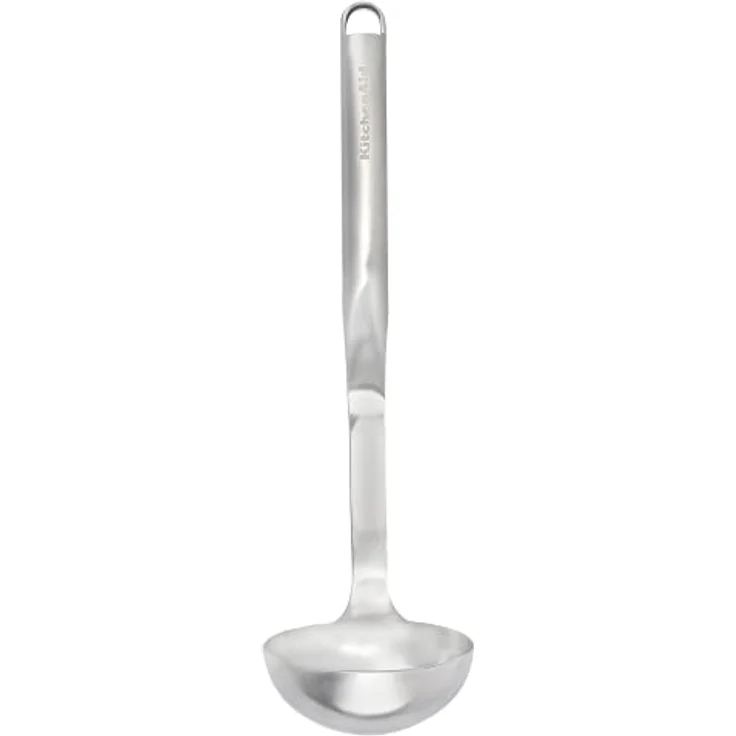 KitchenAid Premium Edelstahl Schöpflöffel, Suppenlöffel aus Metall – Bild 1