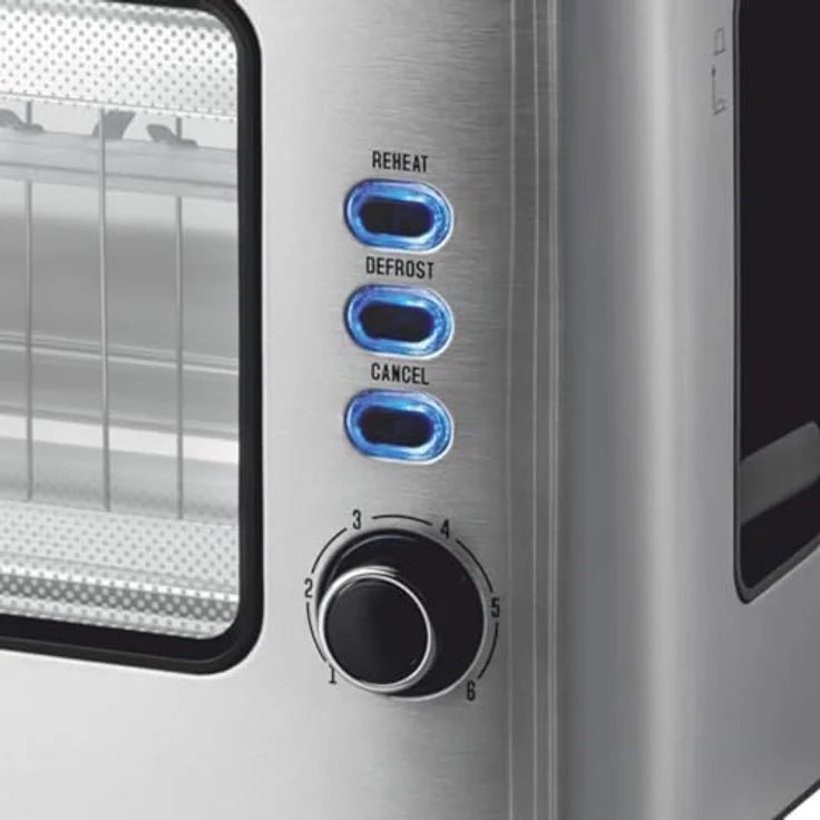 HAEGER Fenster-Toaster – 1 extra breite Öffnung, 1000 W, 6 Temperaturen, Edelstahl – Bild 4