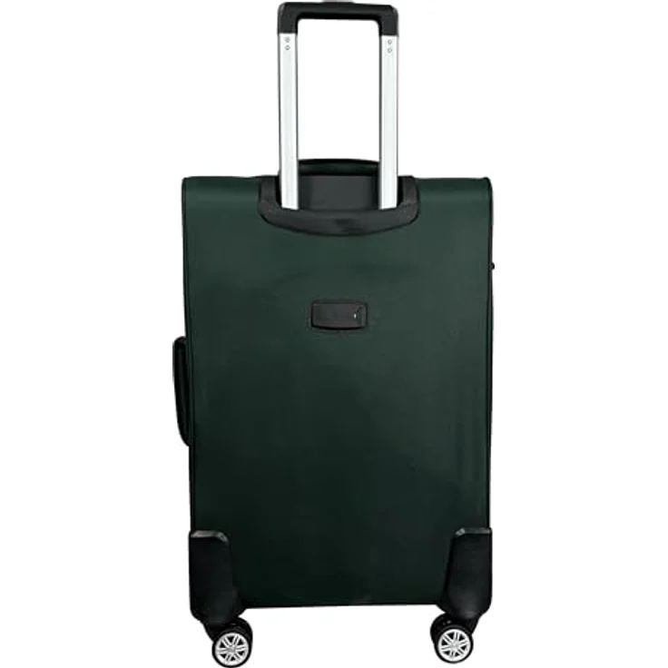 MY TRAVEL BAG Koffer Großer Koffer (75cm) Smaragdgrün, Handgepäck mit Zwillingsrollen, erweiterbar, ultraleicht – Bild 3