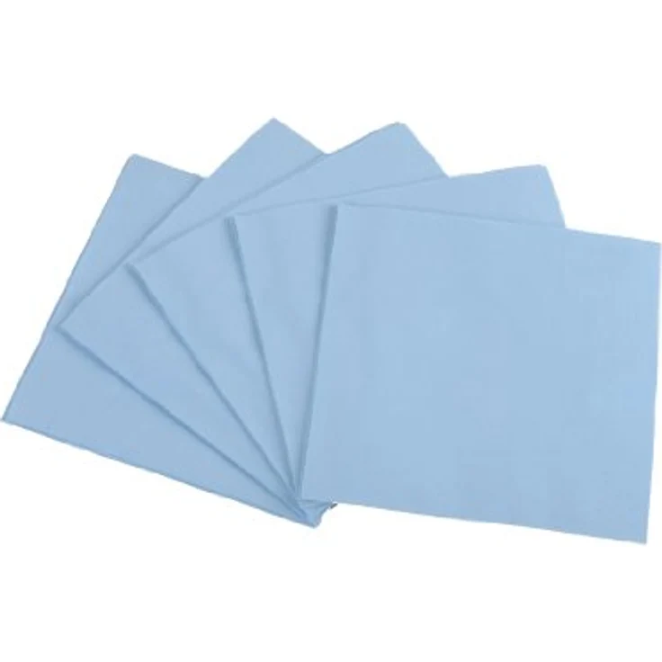 Funny Zelltuchservietten | 33 x 33 cm, 1/4 Falz, 3-lagig, hellblau|4er Pack (4 x 250 Stück) – Bild 1