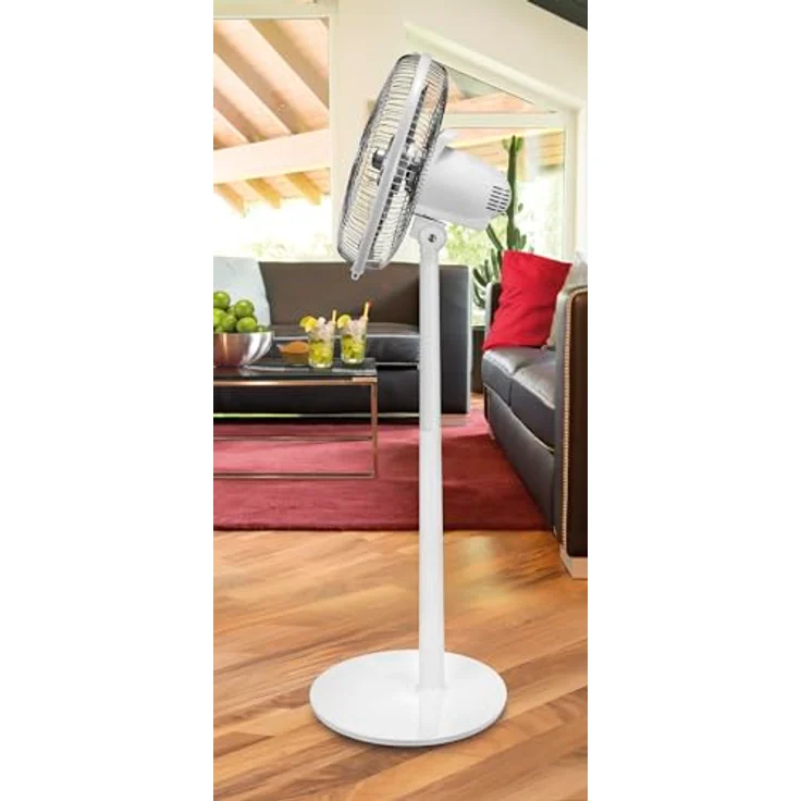 Unold 86820 White Standventilator Silverline, 50 W, silber-weiß – Bild 6