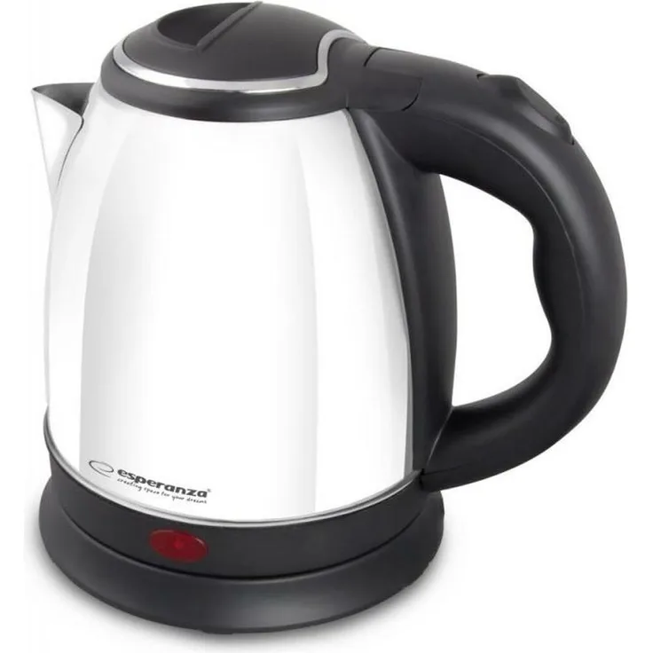 Esperanza Parana EKK128W, Wasserkocher 1,0L mit schnellem Heizelement, kompakt und platzsparend, weiß
