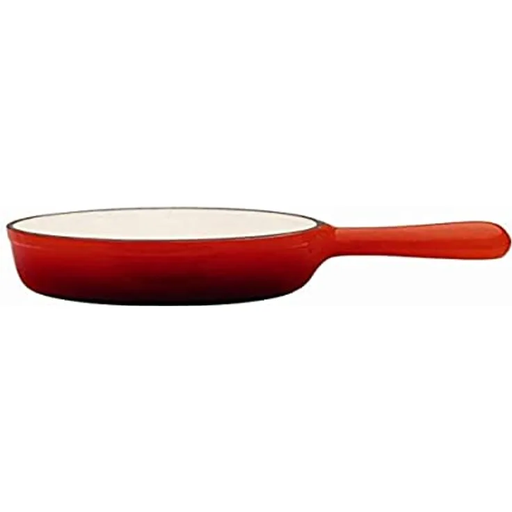 Baumalu 385074 – Gusseisen Käse Fondue-Topf rot Farbe