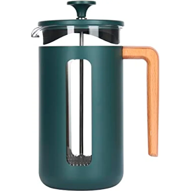 La Cafetière Pisa Cafetière, Edelstahl, 8 Tassen, grün, in Geschenkbox