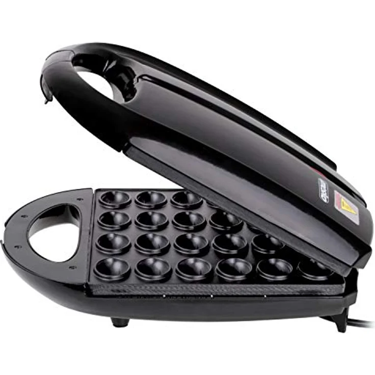 Mesko MS 3041 Waffeleisen, Nussbäcker für 24 Nusshälften, XL, 1600 W, Antihaftbeschichtung, Zaubernuss, Nussmaker, Oreschniza, Backautomat, Nusswaffeleisen für Oreschki, Schwarz – Bild 4