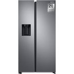 Samsung RS68CG852DS9/EF 634 L Amerikanischer Kühlschrank mit Wasser- und Eisspender, grau