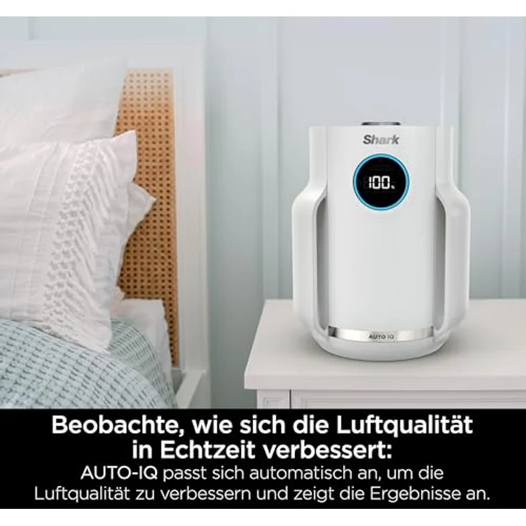 Shark NeverChange Luftreiniger Compact Pro für bis zu 5 Jahre - Weiß HP072EUWH – Bild 6