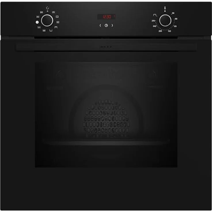 Neff B1CVD0AK3, N 30 Einbau-Backofen mit Dampfunterstützung, 60 x 60 cm, Schwarz mit kontrastreichem LED-Display – Bild 1