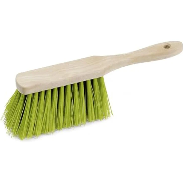 Nölle Industriehandfeger Prestige 28 cm, Handbesen mit Elastonborsten, Buchenholz-Körper, unlackiert, Handwerk, Stück, 1-tlg., Kehrbesen, Naturfarben – Bild 2