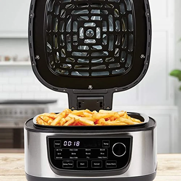 PowerXL MultiCooker Zubehör-Set - Ersatzinnentopf, Frittierkorb & Grillplatte - PowerXL 12-in-1 Multikocher - schwarz – Bild 3