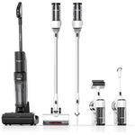 Tineco Floor ONE Switch S7 Nass Trockensauger, Saugwischer 40min, Staubsauger 65min, 70℃ Flashdry, Beidseitige Kantenreinigung, ZeroTangle Bürste, Dreifache Batterielebensdauer, für das Ganze Haus