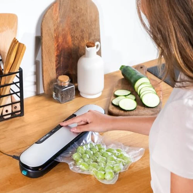 Cecotec Sealvac Easy Magnetik, Vakuumiergerät in Schwarz mit 90 Watt Leistung und benutzerfreundlicher Steuerung – Bild 7